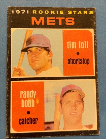 1971 Topps #83 Rookie Stars Mets Tim Foli / Randy Bobb — front