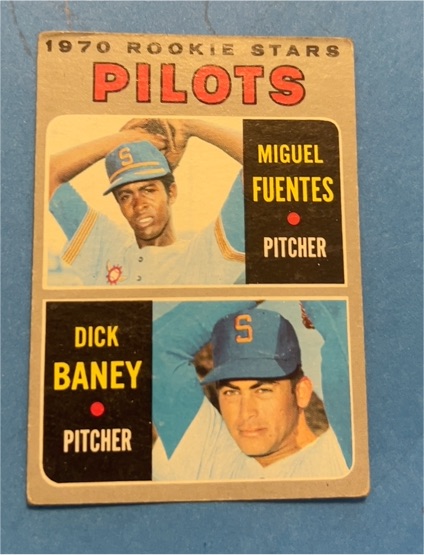1970 Topps #88 Pilots Rookie Stars Miguel Fuentes/Dick Baney — front