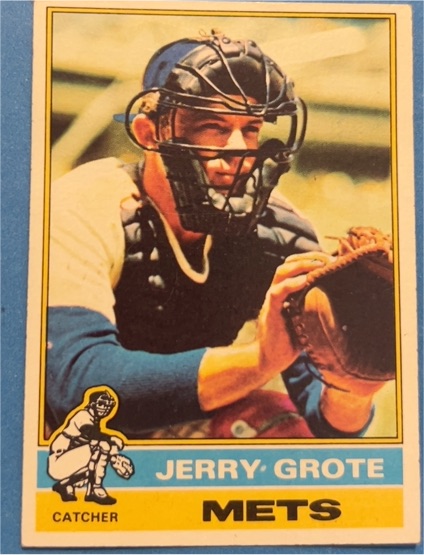 1976 Topps #143 Jerry Grote — front