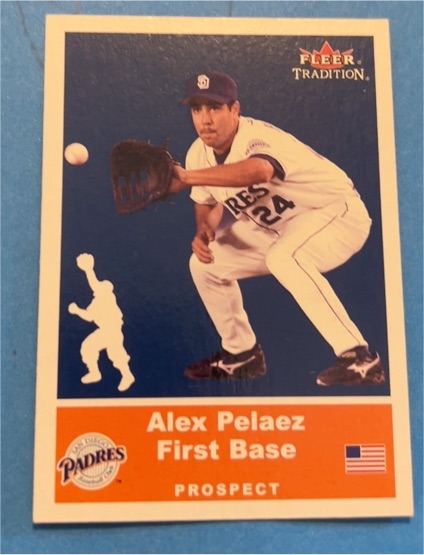 2002 Fleer Tradition Update #U22 Alex Pelaez — front