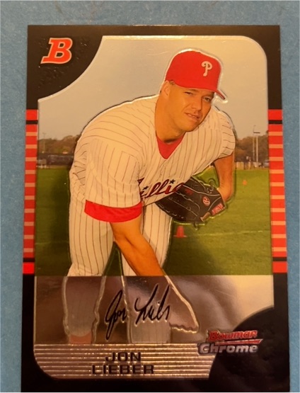 2005 Bowman #69 Jon Lieber — front