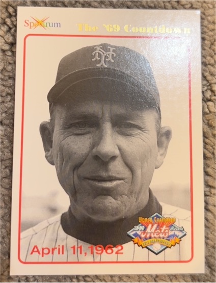1994 Spectrum The Miracle of '69 #34 Gil Hodges — front