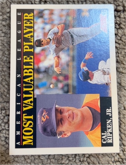 1992 Score #788 Cal Ripken Jr. — front