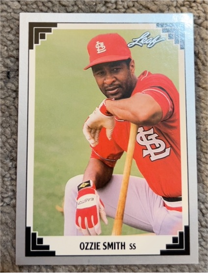 1991 Leaf #80 Ozzie Smith — front