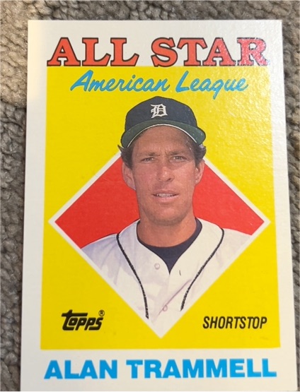 1988 Topps #389 Alan Trammell — front