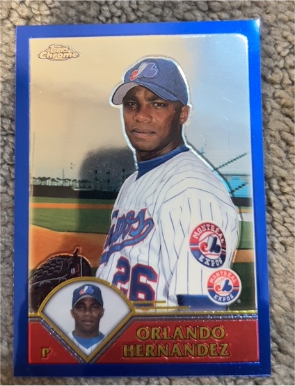 2003 Topps Chrome #T37 Orlando Hernandez — front