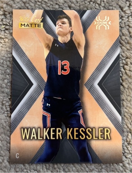 2022 Wild Card Matte X-Plode #MXP-43 Walker Kessler — front