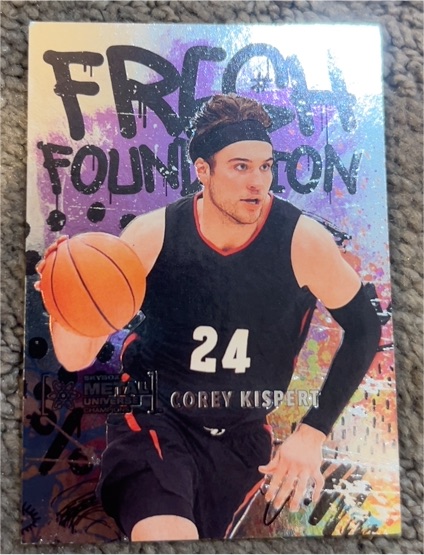 2021 Skybox Metal Universe Champions #FF45 Corey Kispert Fresh Foundation — front