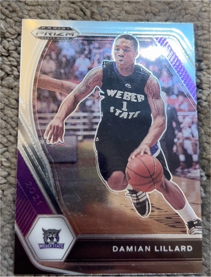 2021 Panini Prizm Draft Picks #83 Damian Lillard — front