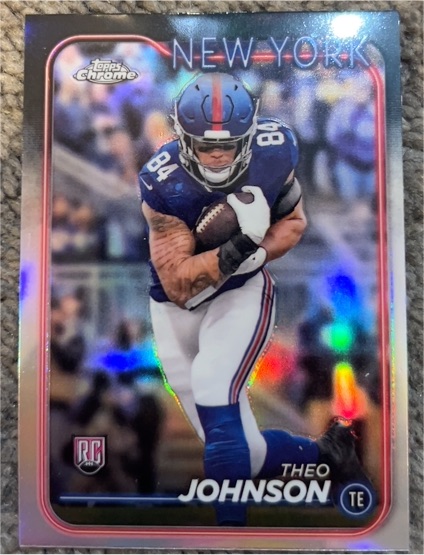 2024 Topps Chrome #257 Theo Johnson — front