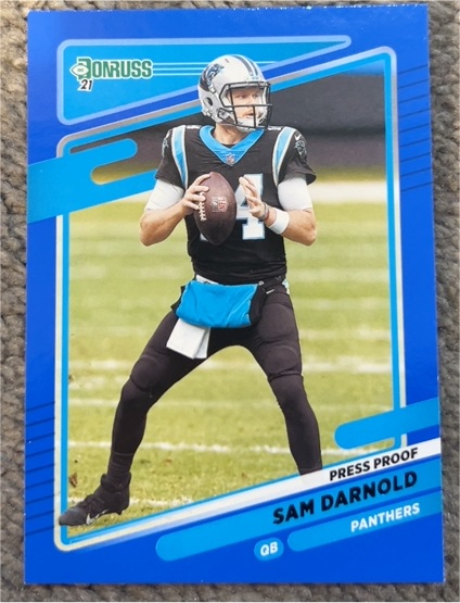2021 Donruss #37 Sam Darnold — front