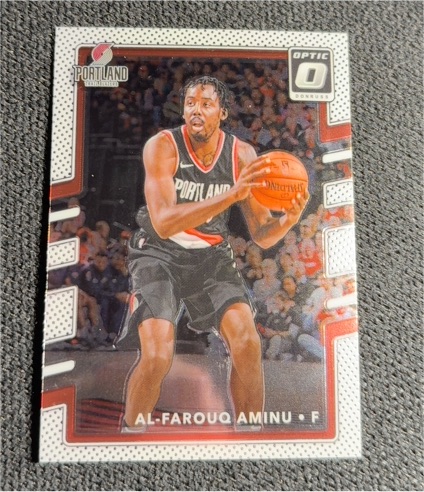 2017-18 Donruss Optic #121 Al-Farouq Aminu — front