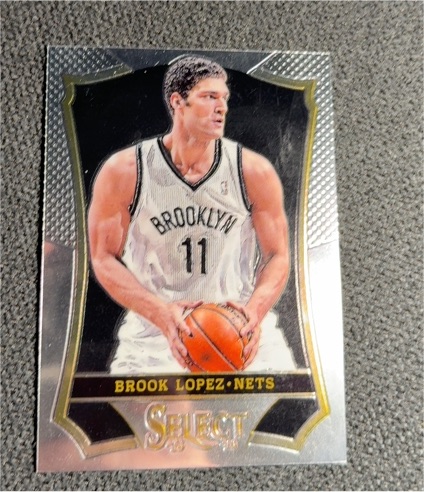 2013-14 Panini Select #17 Brook Lopez — front