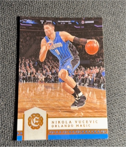 2016-17 Panini Excalibur #9 Nikola Vucevic — front