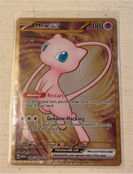 2023 Pokémon TCG Scarlet & Violet 151 #205/165 Mew ex — front