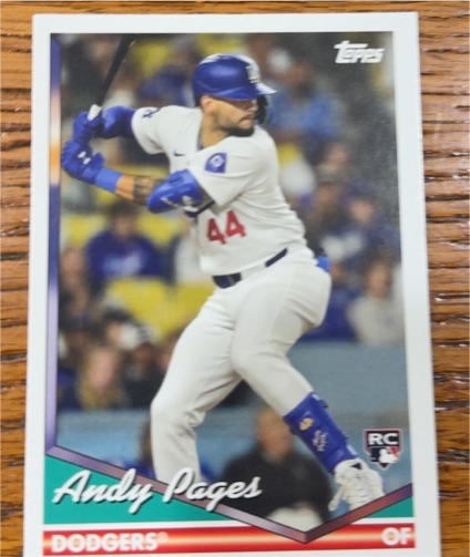 2024 Topps Archives #295 Andy Pages — front