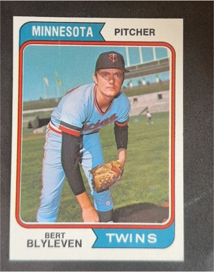 1974 Topps #98 Bert Blyleven — front