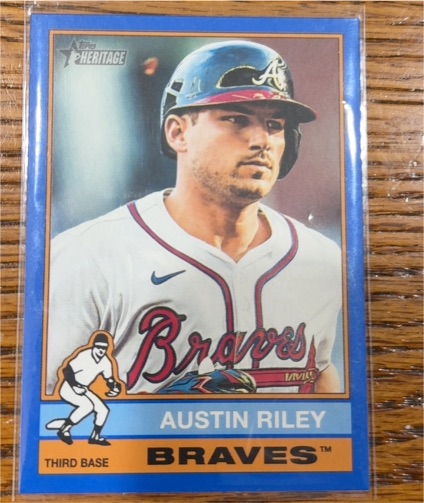 2025 Topps Heritage #364 Austin Riley — front