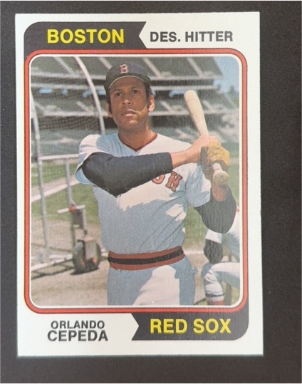 1974 Topps #83 Orlando Cepeda — front