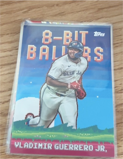 2025 Topps Series 1 8-Bit Ballers #8B-9 Vladimir Guerrero Jr. — front