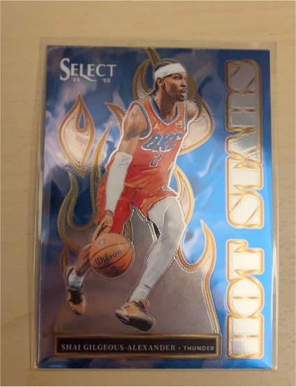 2024-25 Panini Select Hot Stars #7 Shai Gilgeous-Alexander — front