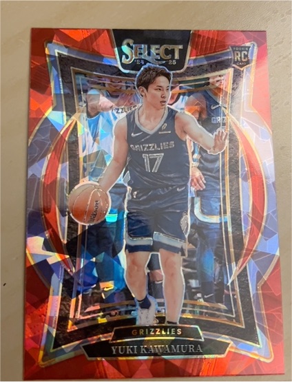 2024-25 Panini Select #76 Yuki Kawamura — front
