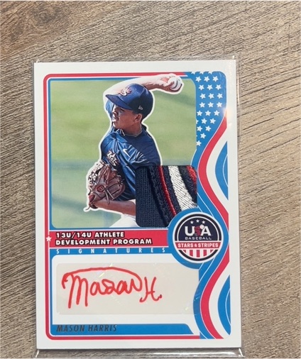 2025 Panini USA Stars & Stripes #NTS-MH Mason Harris — front