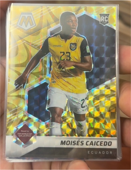 2021-22 Panini Mosaic Road to World Cup #78 Moisés Caicedo — front