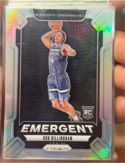 2024-25 Panini Prizm #24 Rob Dillingham Emergent — front