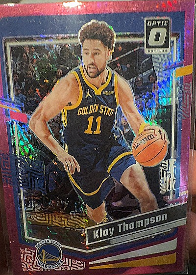 2023-24 Panini Donruss Optic #189 Klay Thompson — front