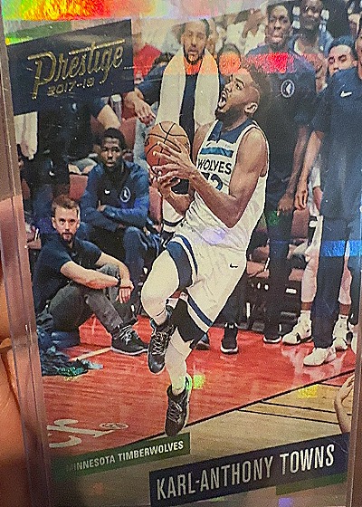 2017-18 Panini Prestige #131 Karl-Anthony Towns Minnesota Timberwolves — front