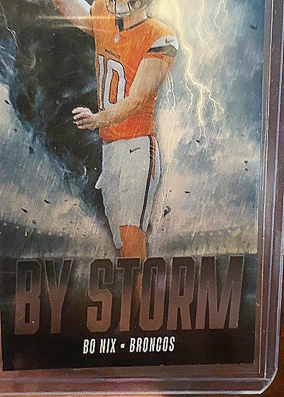 2024 Panini Absolute By Storm #BS-BNX Bo Nix — front