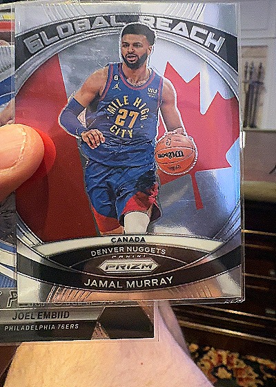 2023-24 Panini Prizm #9 Jamal Murray Global Reach — front