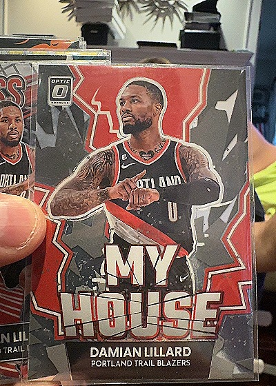 2022-23 Donruss Optic My House #2 Damian Lillard — front