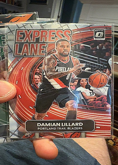 2022-23 Panini Donruss Optic #12 Damian Lillard Express Lane — front