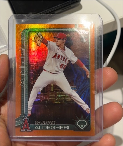 2025 Topps Series 2 #438 Samuel Aldegheri — front