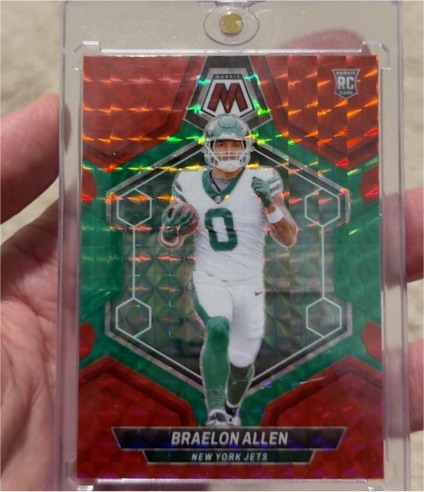 2024 Panini Mosaic #389 Braelon Allen — front