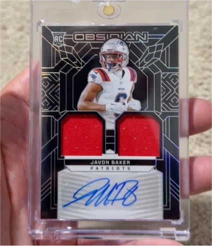 2024 Panini Obsidian #RMI-JBR Javon Baker — front