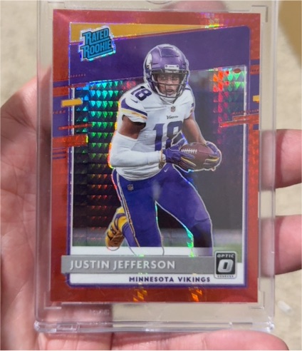 2020 Panini Donruss Optic #163 Justin Jefferson — front