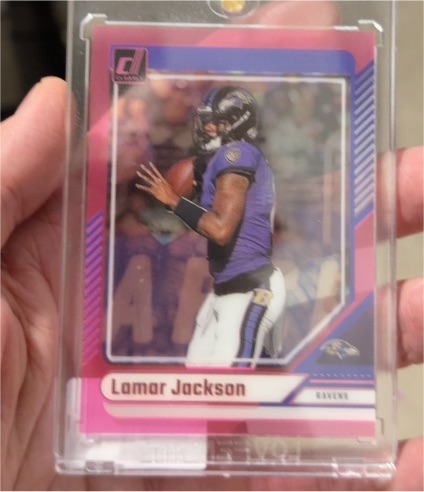 2024 Panini Donruss Clearly #5 Lamar Jackson — front