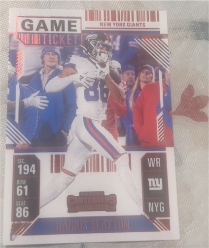 2024 Panini Contenders #75 Darius Slayton — front