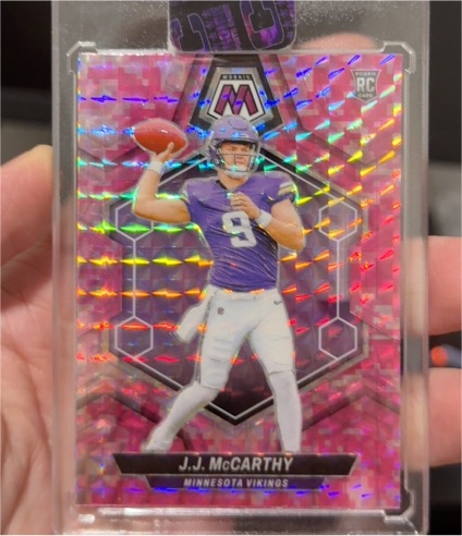 2024 Panini Mosaic #310 J.J. McCarthy — front