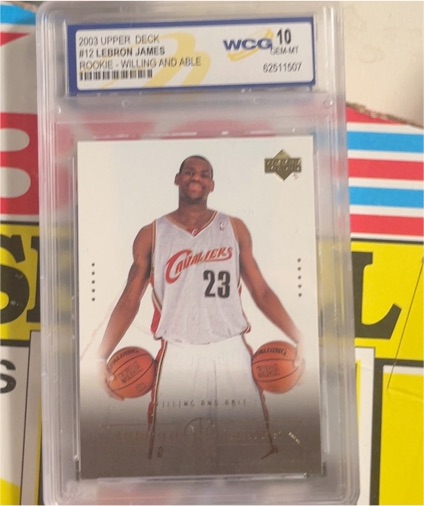 2003 Upper Deck #12 LeBron James — front