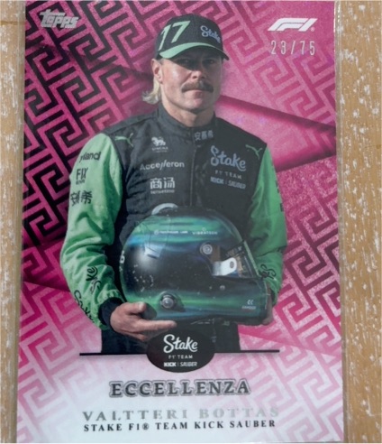 2024 Topps F1 Eccellenza #23/75 Valtteri Bottas — front
