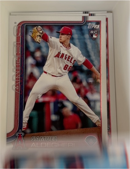 2025 Topps Series 2 #438 Samuel Aldegheri — front