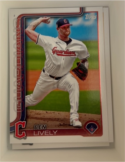 2025 Topps #532 Ben Lively — front