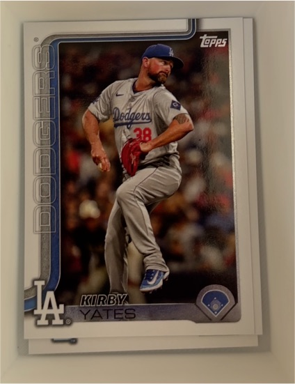 2025 Topps #38 Kirby Yates — front