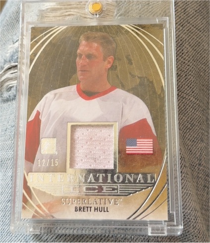 2015 Leaf ITG Superlative International Ice #Superlative Brett Hull — front