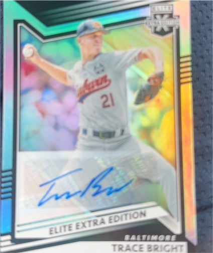 2022 Panini Elite Extra Edition Trace Bright — front