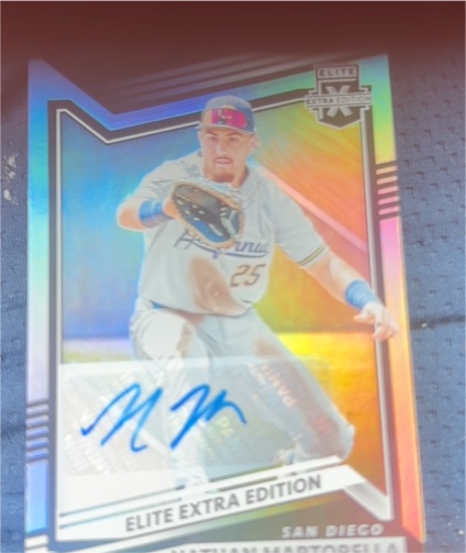 2022 Panini Elite Extra Edition #150 Nathan Martorella — front